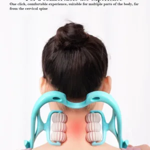 6 Wheel Pressure Point Neck Massager